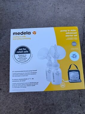 Medela Pump In Style Advanced Starter Set - White & Yellow Accent